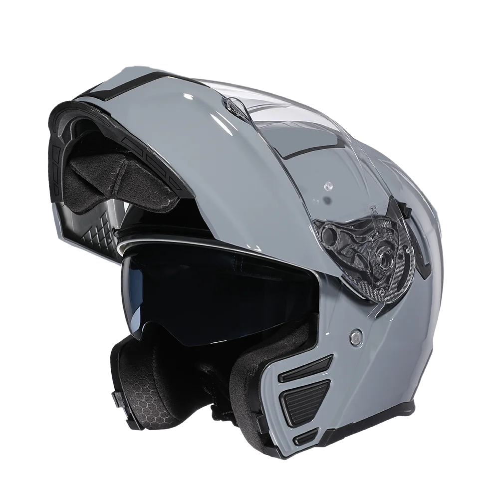 

Motorcycle Flip-up Helmets with Sunglasses Clear Visor Full Face Cyril Motocross Helmet Equipments Man Women Helmet