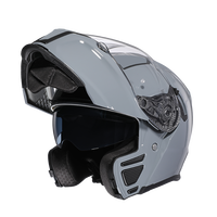 Flip Up Modular Motorcycle Helmets ABS Outer Shell with Double Visor Cyril Motocross Helmet DOT Approved capacete motocross