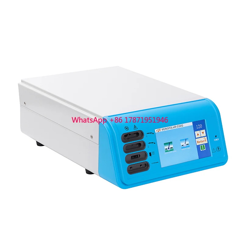 High frequency 300W LCD Touch Screen Electrosurgical Generator cautery device  Multifunction ESU Diathermy Machine