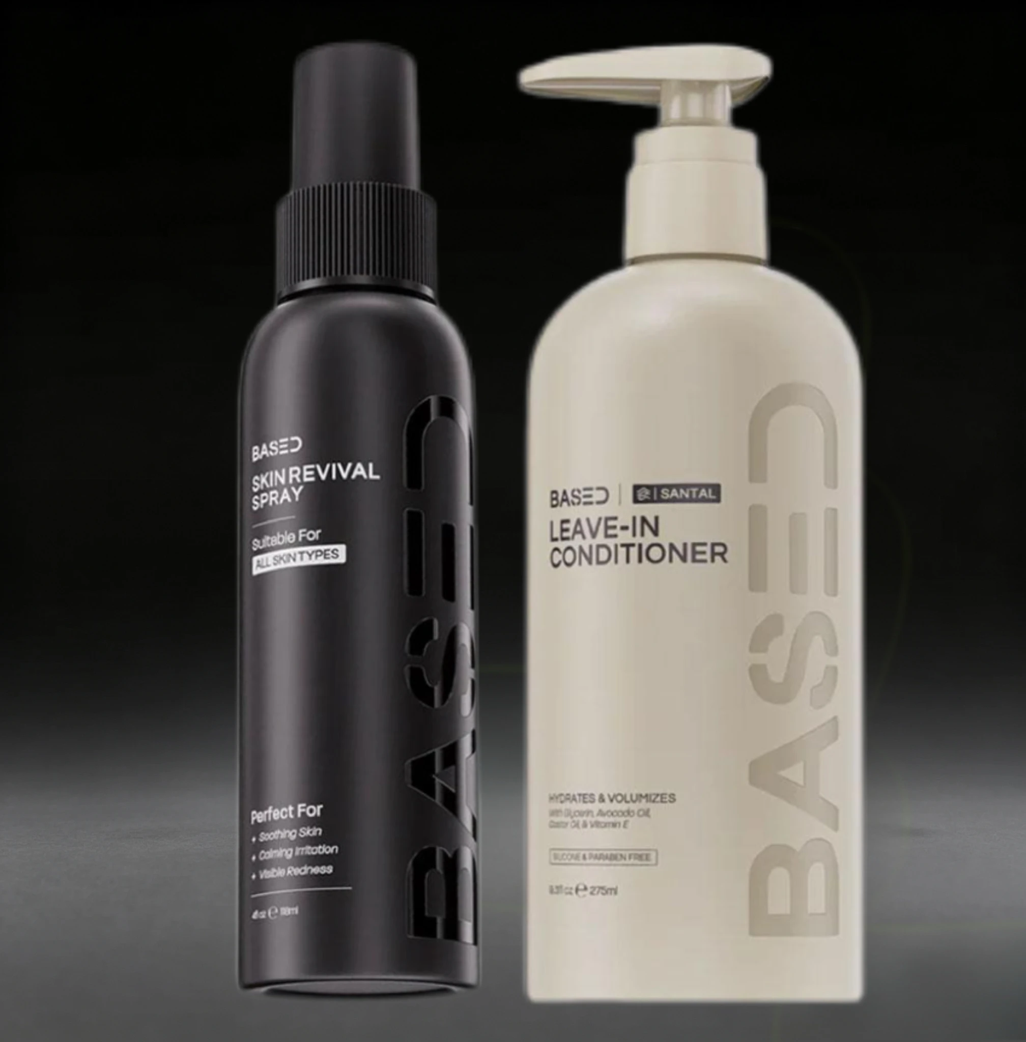 BASED Santal Leave-In Conditioner Controlling Frizz Nourish Strengthen Hair Care BASED Bodyworks Skin Revival Smooth Face Spray