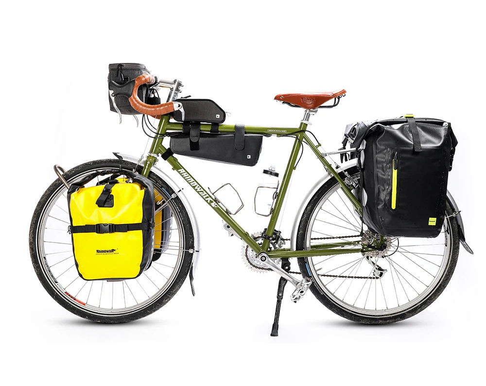 Rhinowalk 7L-15L Fahrradtasche, 100 % wasserdicht, Frontgepäckträger, hinten, Fahrradgepäckträger, Radfahren, Tasche, Fahrradzubehör, MTB – Detail 22