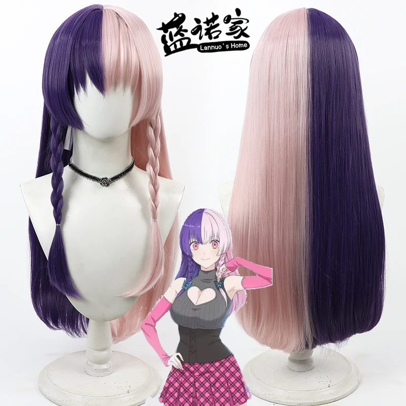 

Аниме The Temptation of 2.5 753 Cos Cos Косплей Парик Хэллоуин Карнавал Реквизит для вечеринки Синтетические волосы Термостойкое волокно + Кепка для парика