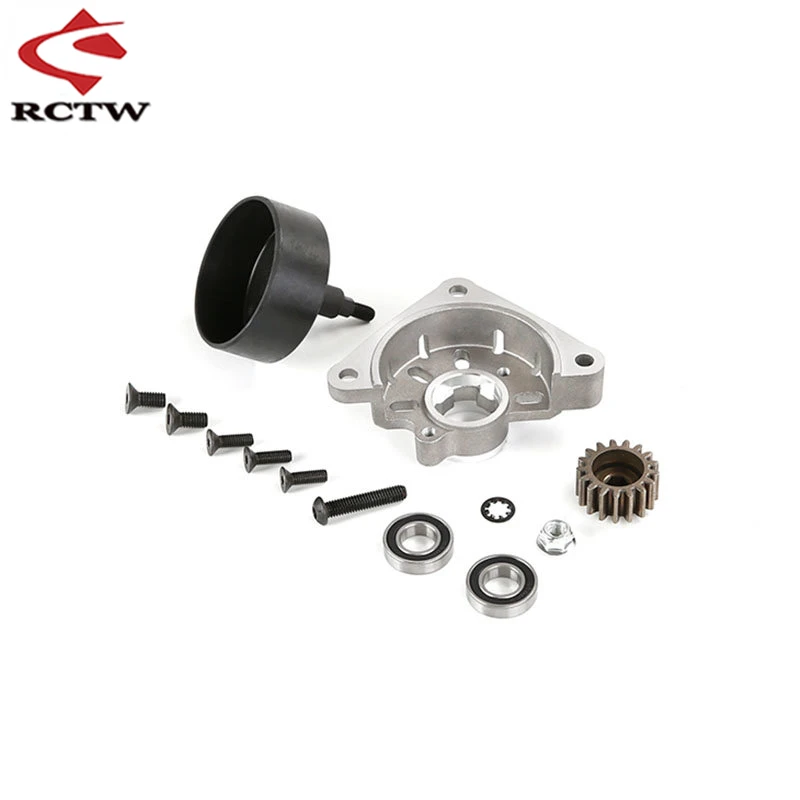 Metal Clutch Cup+clutch Frame+17T Gear for 1/5 ROVAN Kingmotor Hpi Hsp Baja 5B 5T 5SC KM ROFUN Engines Parts