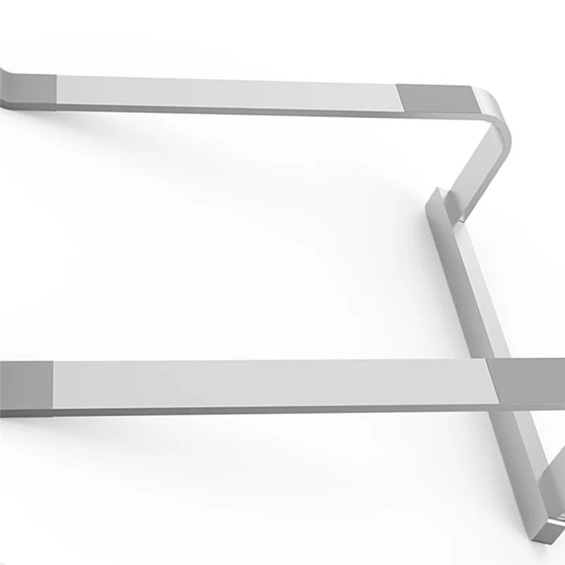 N21R Desktop Laptop Stand Stable Stand Ergonomic Aluminum Computer Riser Laptop Cooling Stand (Silver)
