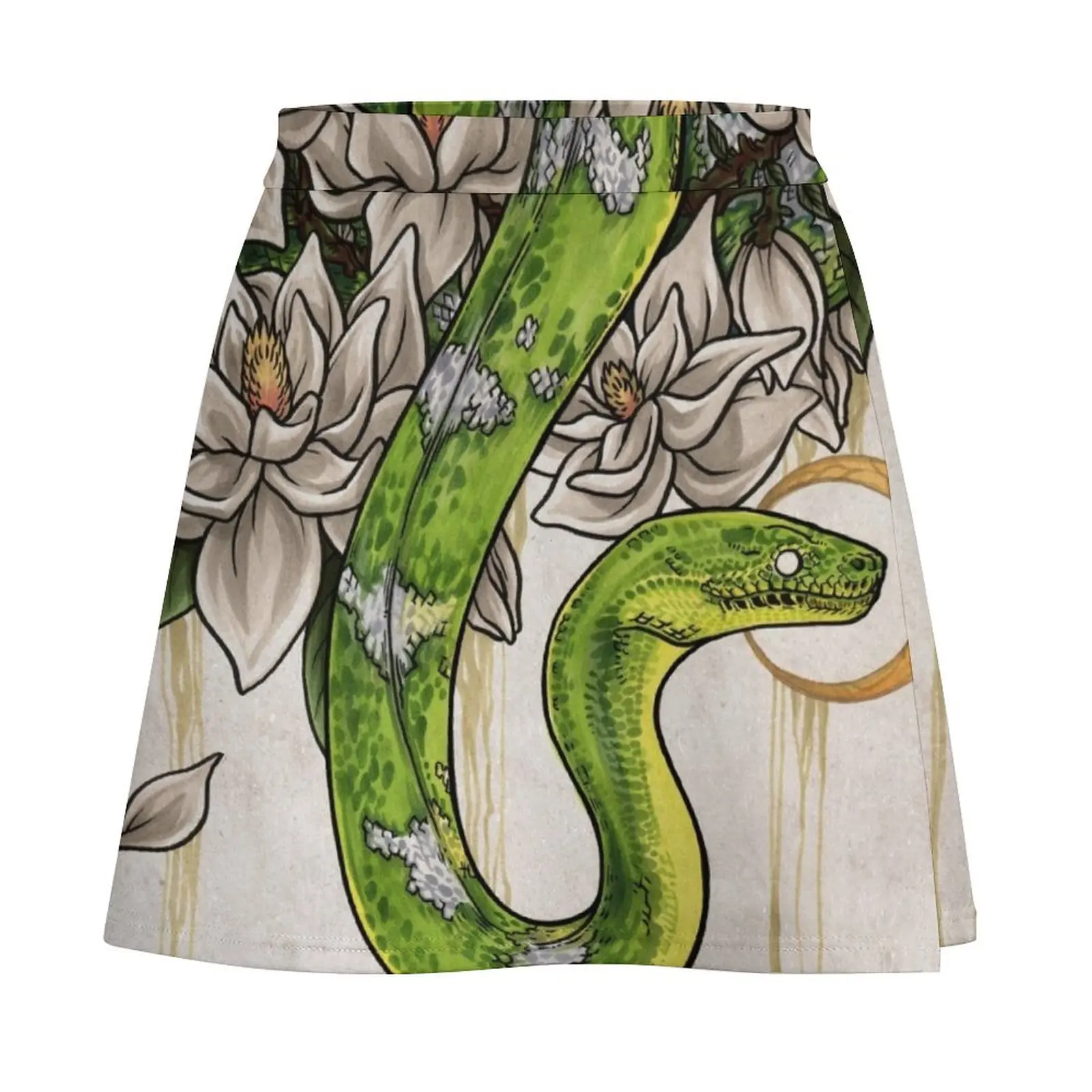 Snake Mini Skirt women's skirts trend 2025 women's stylish skirts