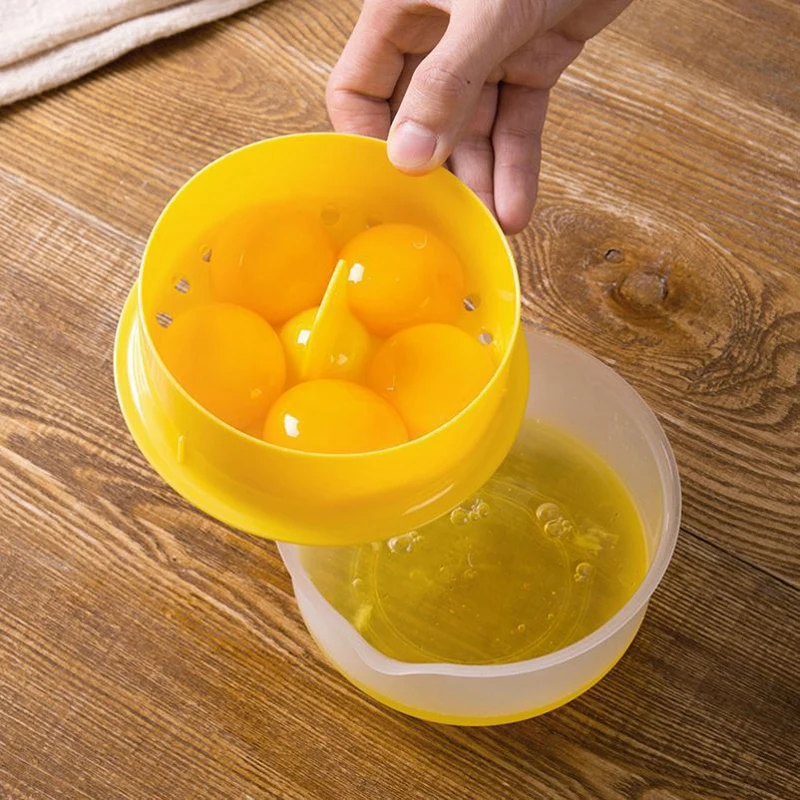 Egg Yolk Separator And Clear Kitchen Gadgets Egg Separator Baking Tools Large Capacity Kitchen Accessories