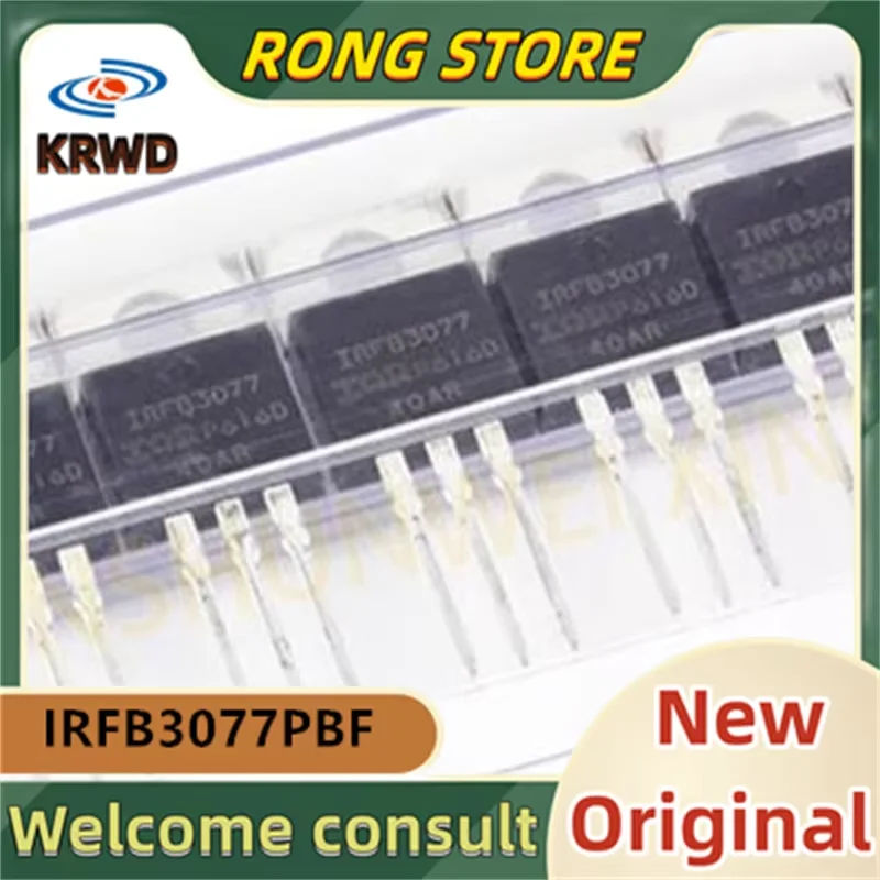 (10 قطعة) IRFB3077 IRFB3077PBF 3077 75V/210A TO-220 رقاقة جديدة ومبتكرة IC
