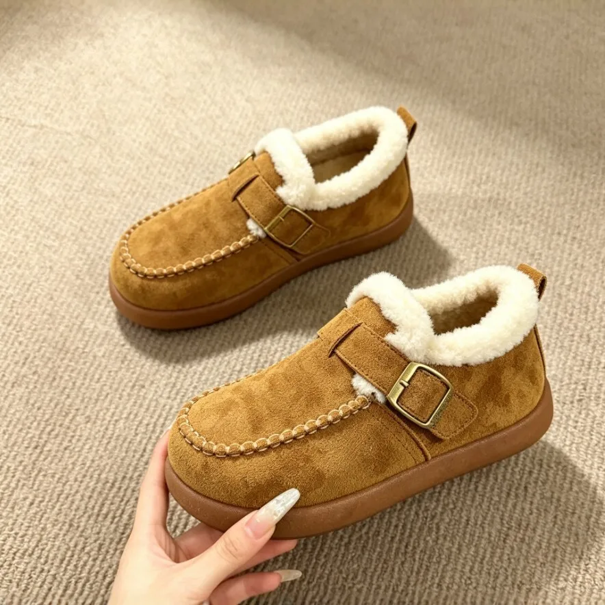2026 Women Snow Boots Fur Lined Clogs Memory Foam Warm New Winter Waterproof Indoor Outdoor Comfortable Women's Boots