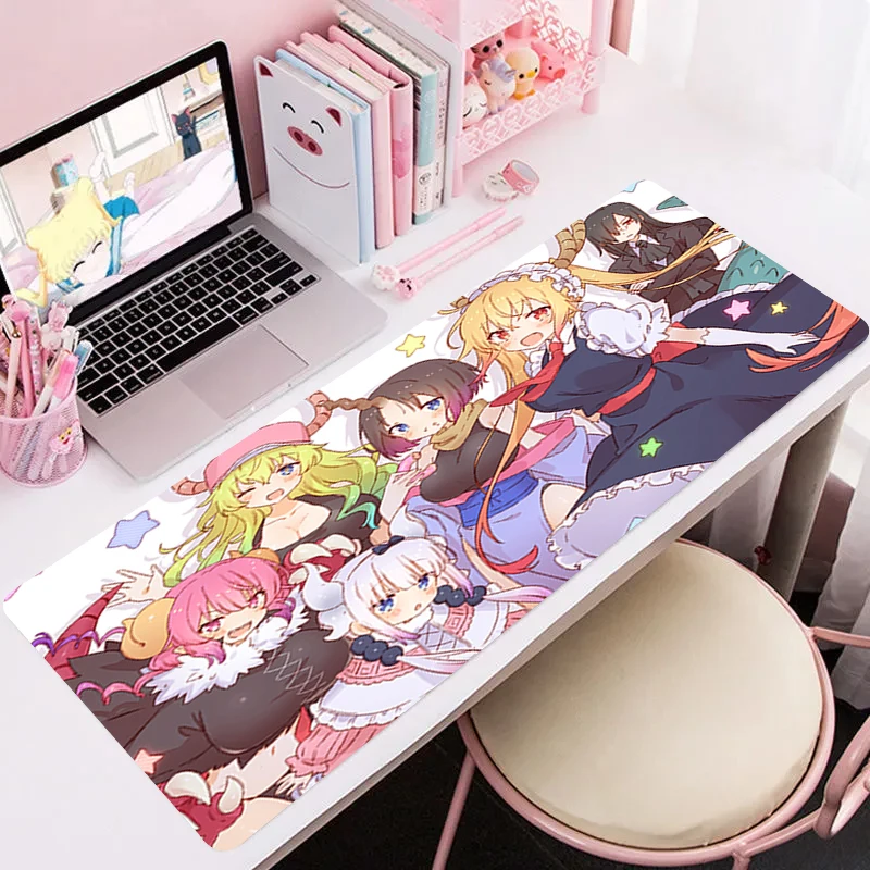 

90x40CM Custom Home HD Mousepad 100x50CM Desk Mats Anime Kanna Kawaii Cute Mouse Pad Gaming Office Natural Rubber Soft Mice Pad