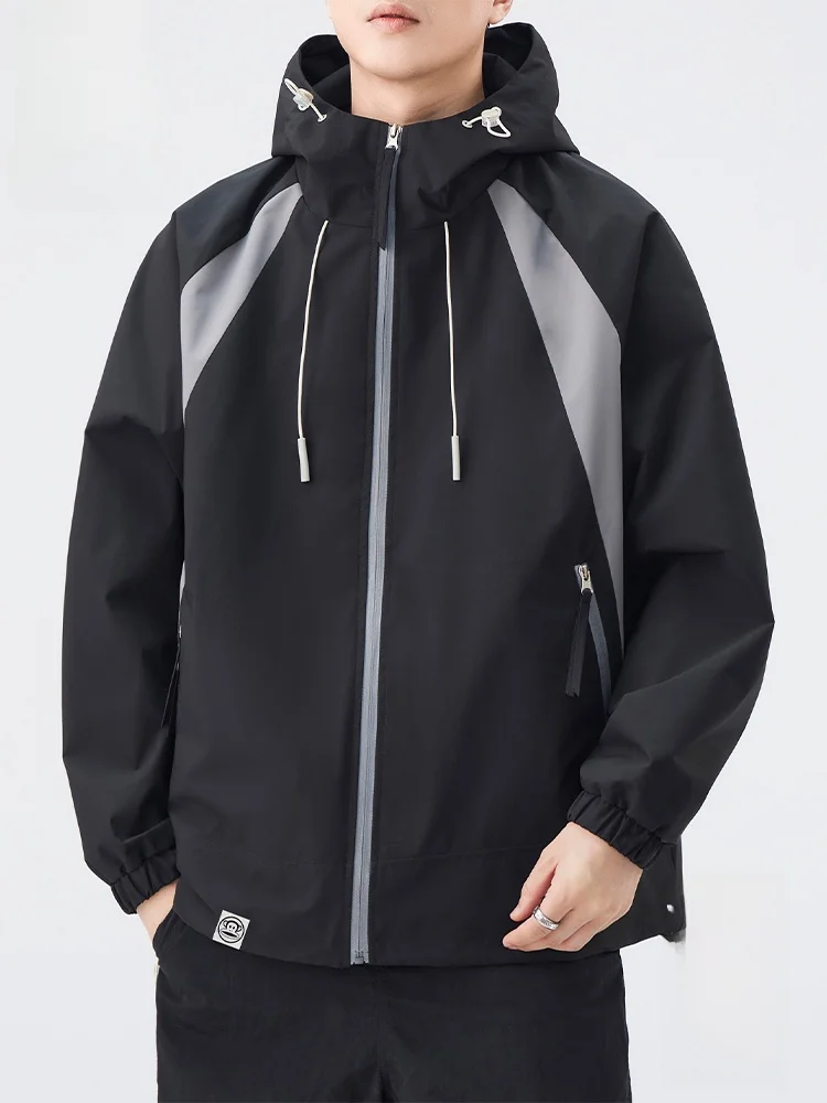 

PaulFrank Loose Fit Hooded Jaet Men's Autumn Sportswear Climbing Outfit Anti-Wrinkle Polyester Long Sve Zipper Closure
