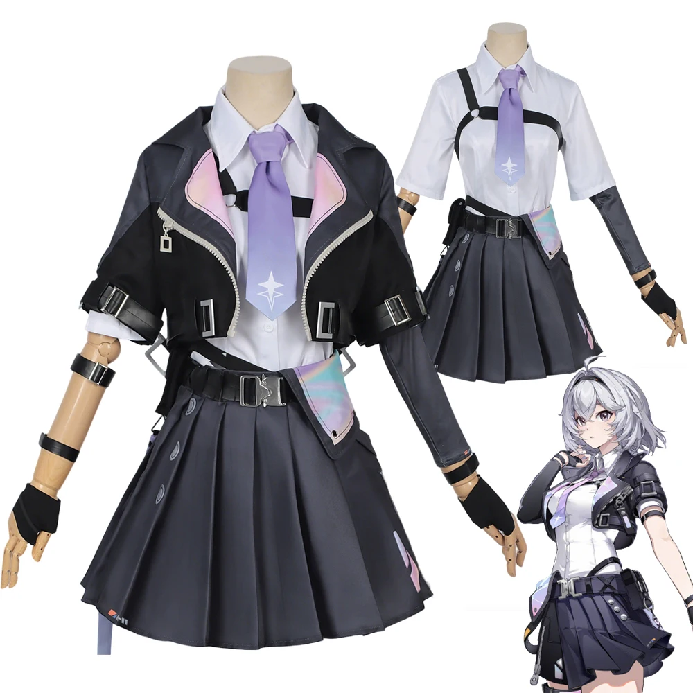 

Game Neverness to Everness Esper Zero Cosplay Costume Women Shirt Skirt Coat Full Set Uniform Carnival Clothes Outfit