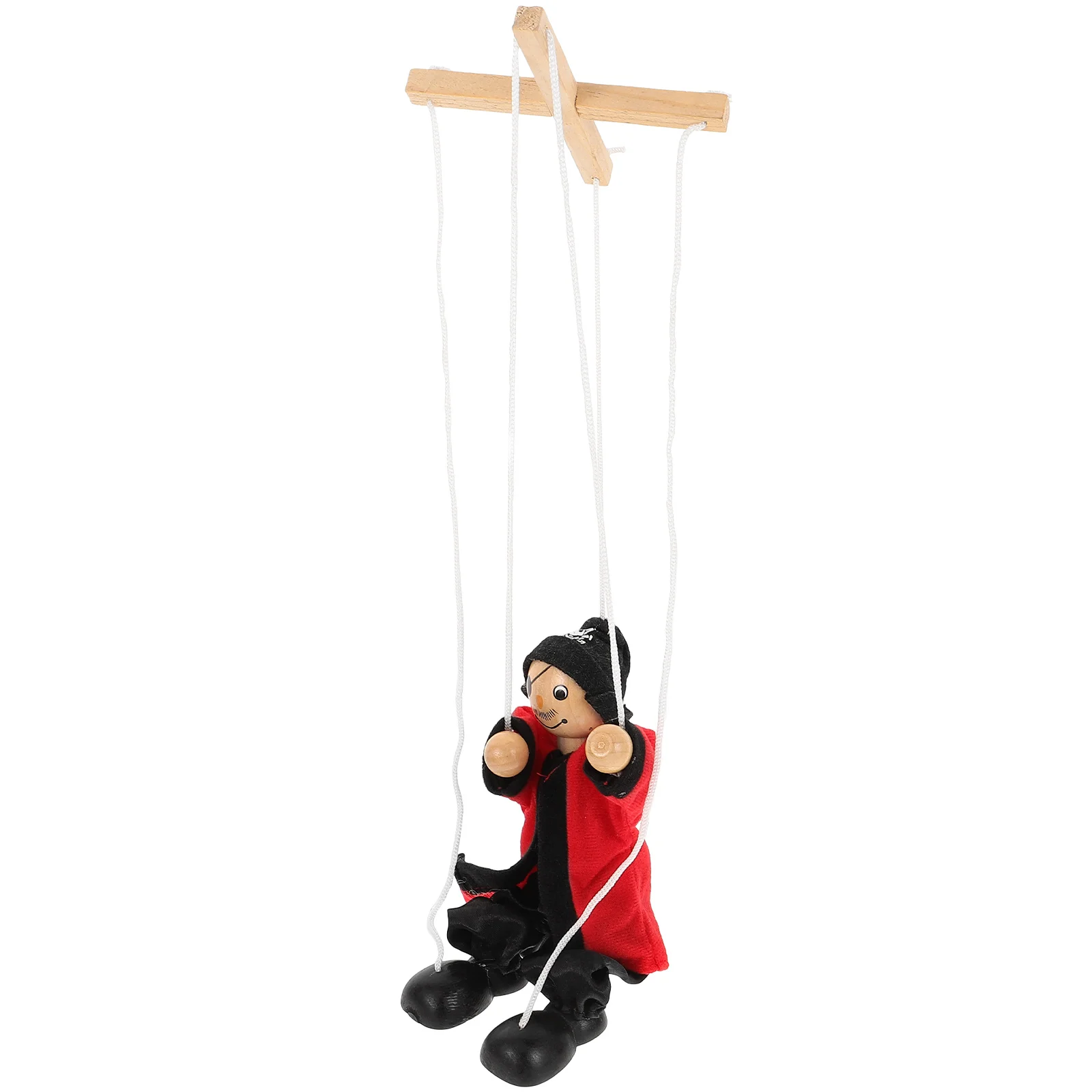 Marionette Marionette in legno Marionette da pirata Giocattoli Marionette per bambini per bambini Tirare i teatri di filo