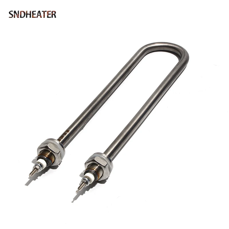 SNDHEATER 110V/220V/380V U Shape Heating Element 1KW 1.5KW 2KW 3KW 4KW 304SS Sauna Oven Cabinet Heater Spare Part 190/210/240MM