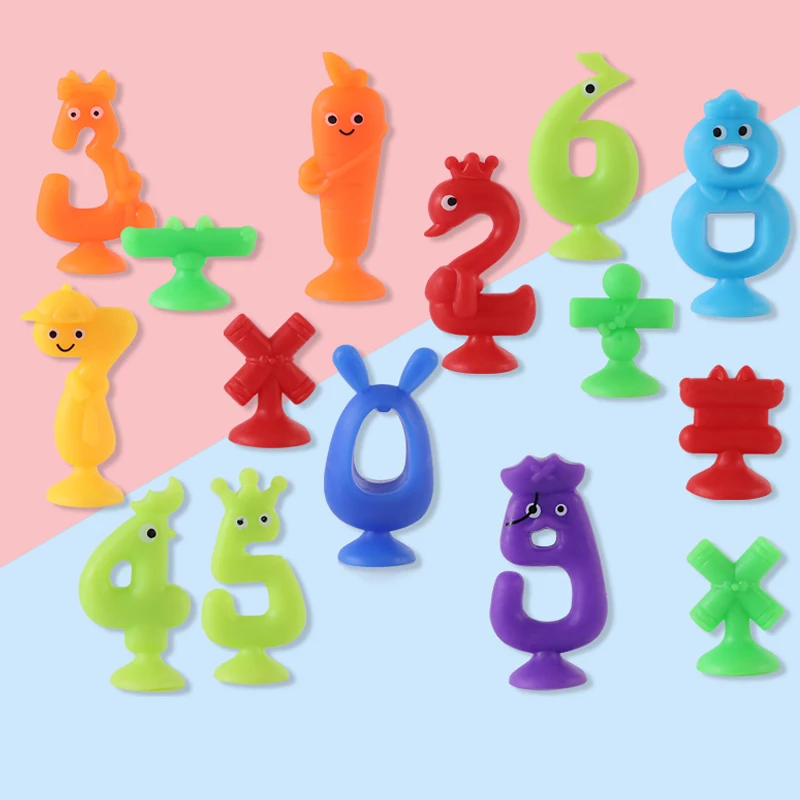 Numbers Letters Suction Cup Toys For Kids, Sensory Sucker Toys, Bath Toys For Toddlers, Educational Toys For Boys And Girls