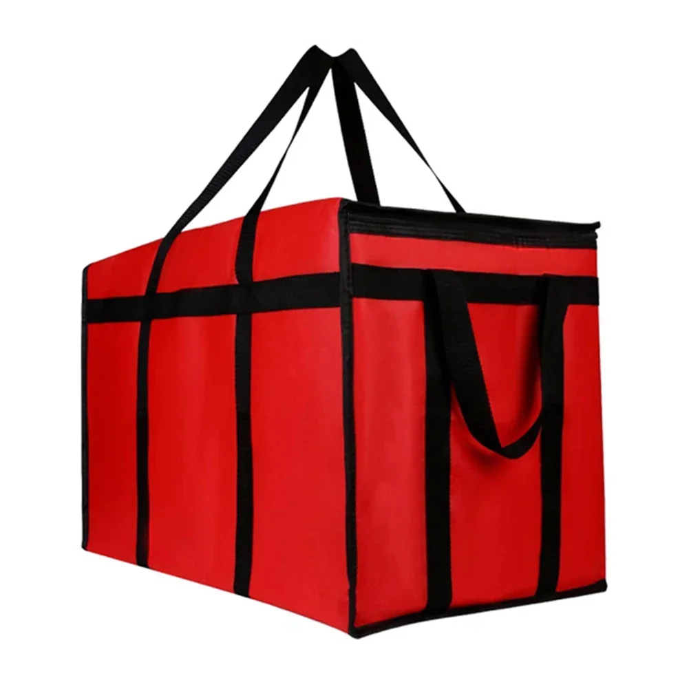 Large Capacity Picnic Bag Portable Insulated Food Pizza Delivery Bags For Food Warming Cooler Grocery Bag For Party Camping 