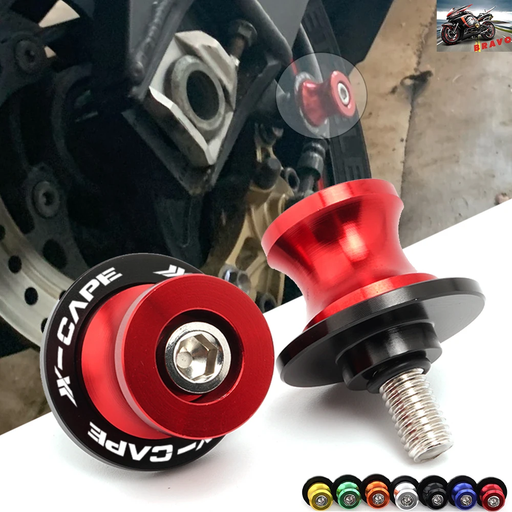 Swingarm Sliders para Moto Morini, CNC Sliders, Parafusos de Suporte, Acessórios de Motocicleta, M10, XCape X-Cape, 1 Par, 650