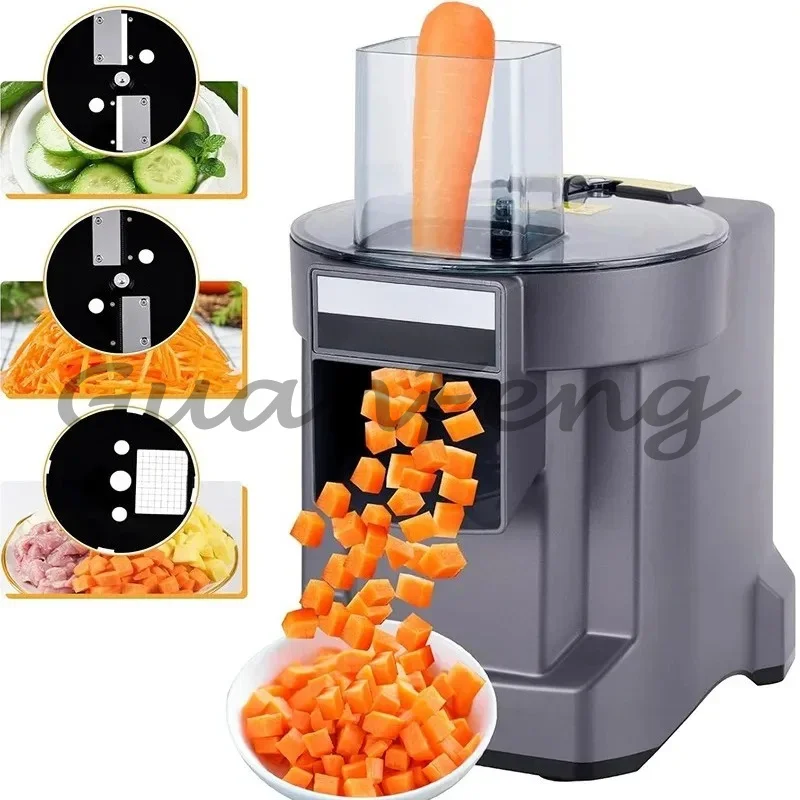 3‑in‑1 Auto Vegetable Chopper Fast Dicing Shredding Slicing Machine for Onion Zucchini Carrot Salad Meal Prep
