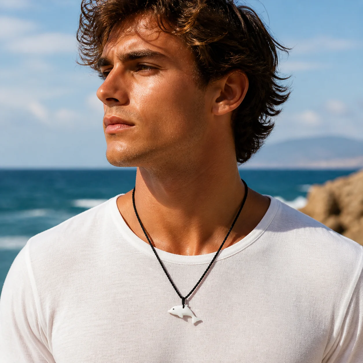 GX078 Hot Sale New Zealand Maori handmade jewelry Sea Turtles necklace women yak bone pendant necklaces of surfing