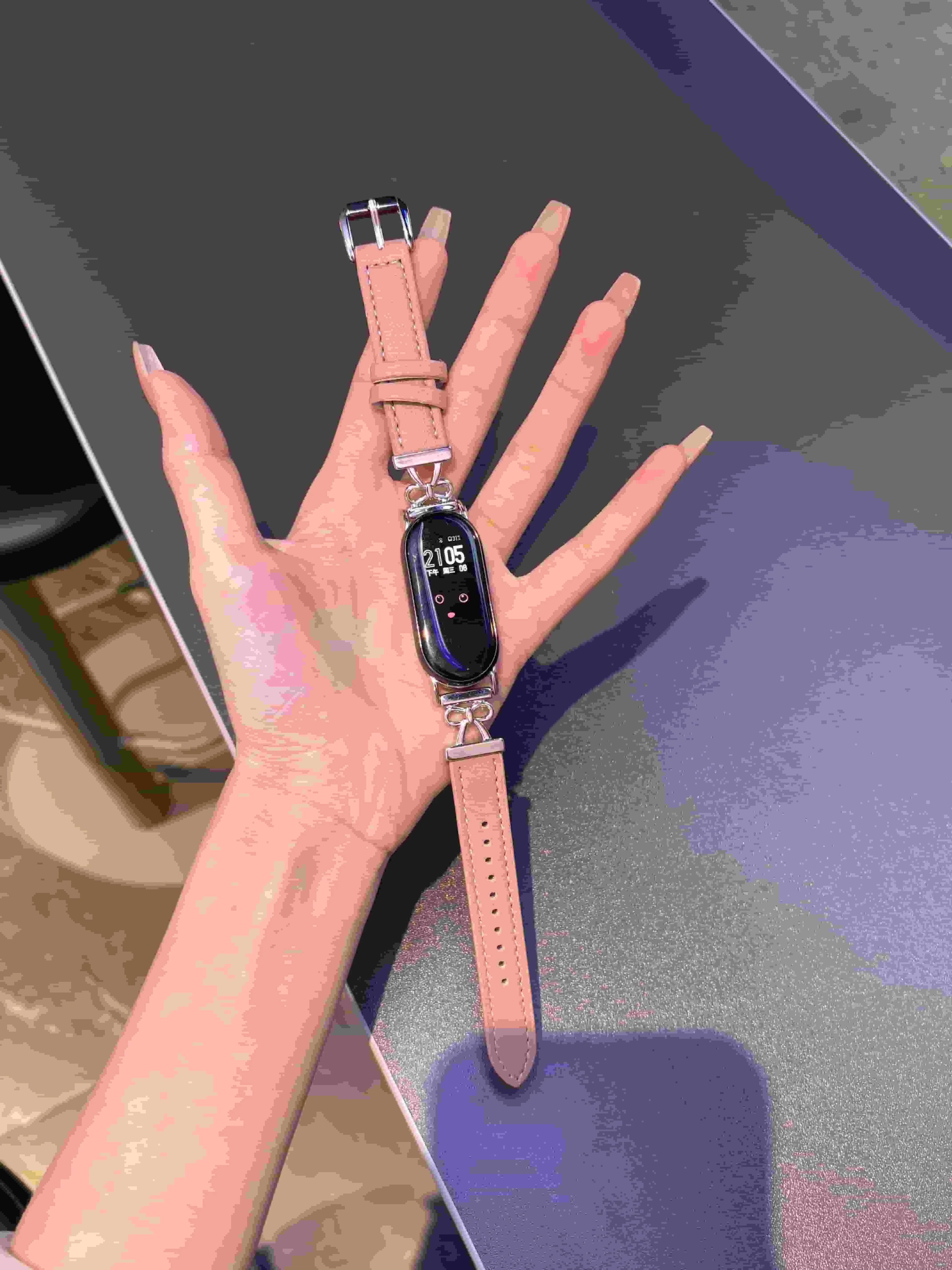 

Butterfly knot leather strap suitable for use Xiaomi Band 8Pro/9Pro，For Mi band 3/4/5/6/7，8/8NFC/9/9NFC/10/10NFC，For Redmi Watch