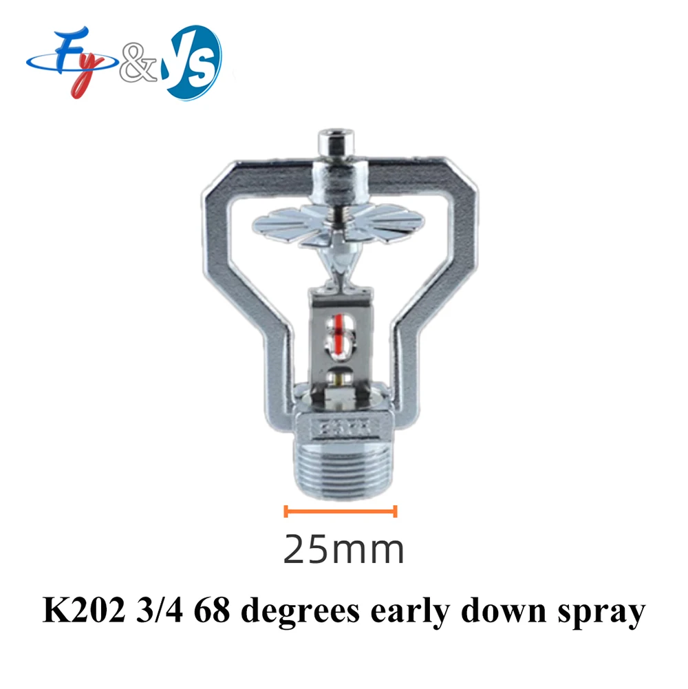 Fire Sprinkler Head DN25/74 degree Fast Response Early Suppression of Rapid Response Sprinkler Fire Extinguishing System K363