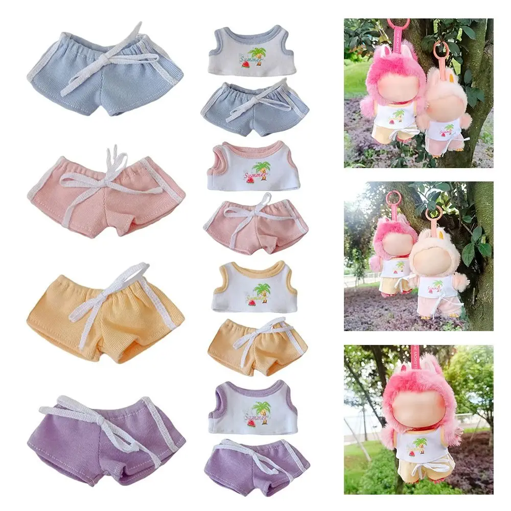 

Cute Solid Color For Labuubu Clothes DIY All-match Plush Stuffed Toy Clothes Handmade For Labuubu Pants