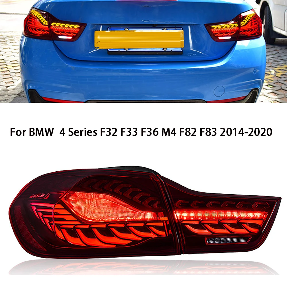 Taillights Assembly and headlight For BMW 4-series F32 F33F36 M4 F82 F83 2013-2020 LED Running Sequential Turn Signal Taillight