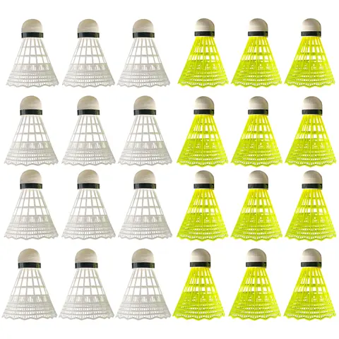 3/6 Pcs High Speed Badminton Birdies  Badminton Great Stability Outdoor & Indoor Use Badminton Ball for Sports Activities