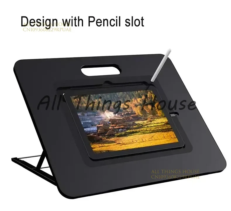 

Лидер продаж, полезный складной пластиковый держатель для Ipad для рисования, многоугольная регулируемая портативная настольная подставка для планшета