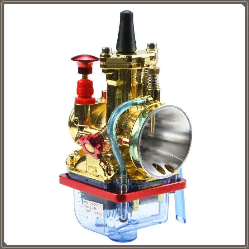 

Motorcycle Carburetor With Blue Transparent Bottom For PWK28 PWK30 PWK32 PWK34mm