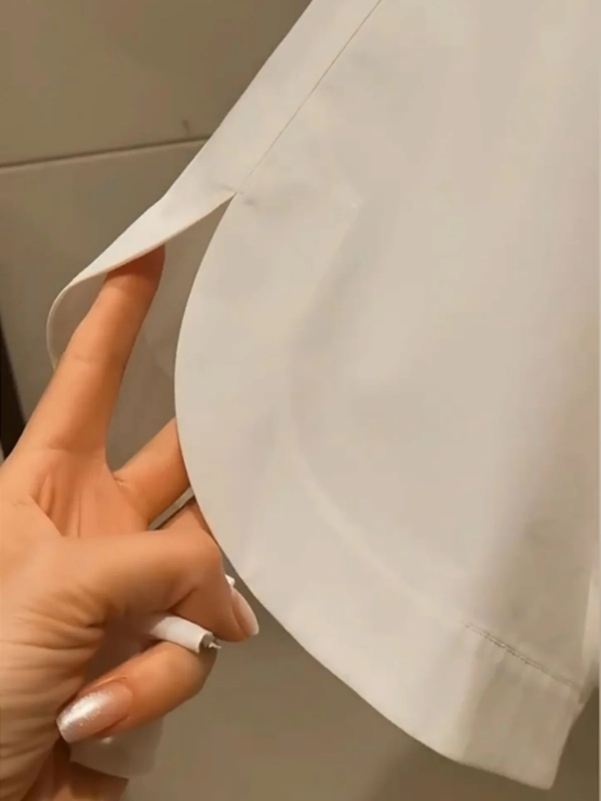 

Loose ort Sve White irt Women's Faion Casual Top Commute Pure Color Ne Other Material Summer 2025