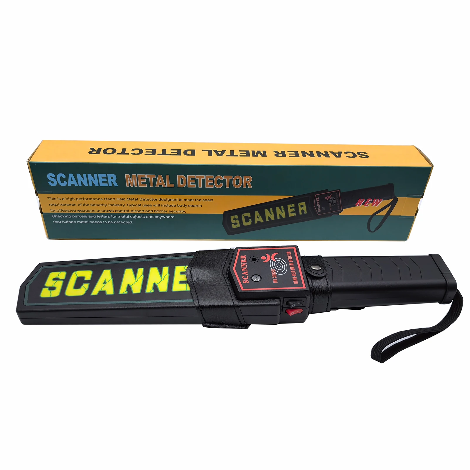 ISRTAO Full Body Handheld Security Metal Detector Wand Handy Scanner for Event Crowd Control School And Office Security