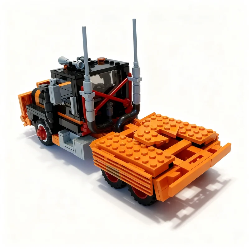 510pcs MOC Cars Road Warrior Mad Max Rig Model Building Blocks Education Creative Collection Brick Assemble Display DIY Birthday view 4