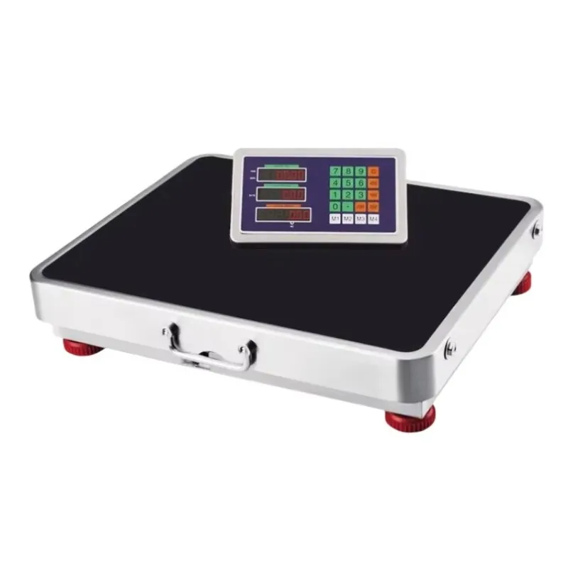 Weighing 300kg 40*50 Electronic Price Platform Fruit Vegetable Kitchen Wirelell Wire Stainless Steel Industrial Scale