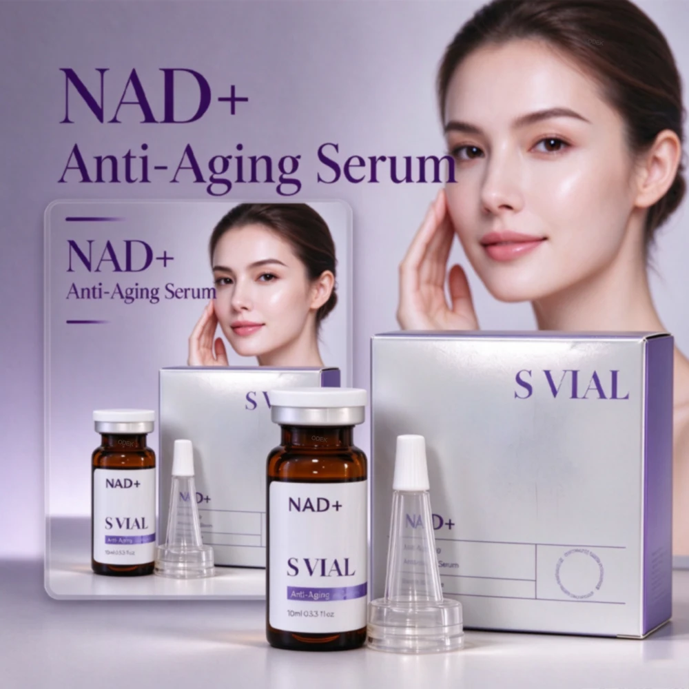 Korea 10ml Facial Salmon DNA NAD Hyaluronic Acid Ampoule Skin Booster Serum Lifting Firming Anti-Wrinkle Moisturizing SkinCare
