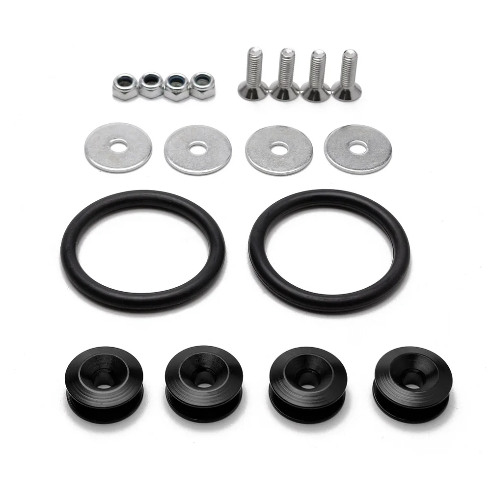 JDM Quick Release Fasteners are ideal for front bumpers rear bumpers and trunk / hatch lids