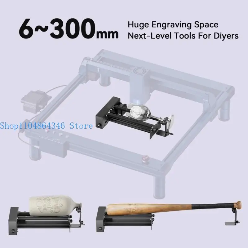 

5asd Engraver Rotary Roller Height Adjustment 360 Degree Engraving For Cylindrical Object Engraving Project Accessories