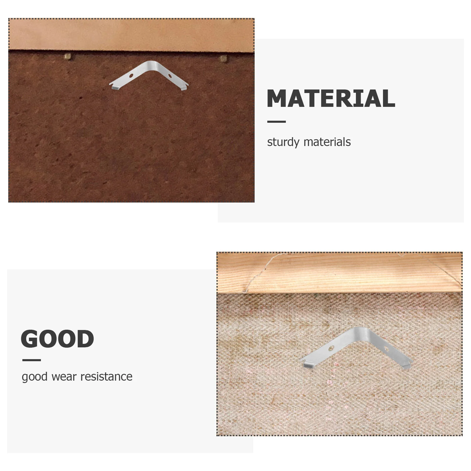 50 Pcs Photo Frame Clips Hook Frames Picture Backing Tool Aluminum Alloy Hardware