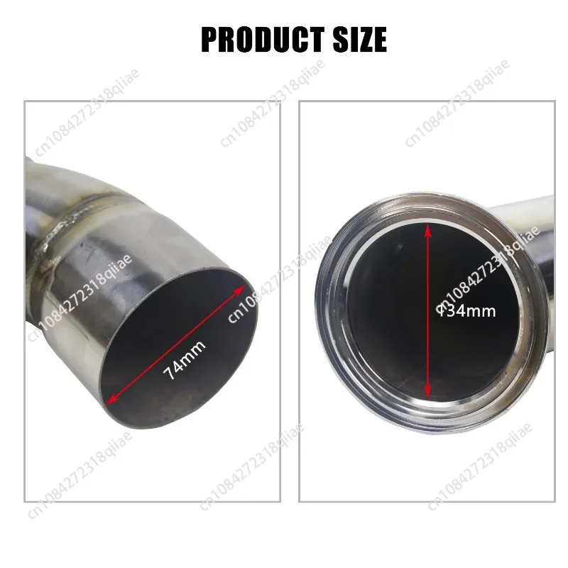 Stainless Steel Turbo Downpipe for BMW B58N 1/2/3/4/5/7 Series