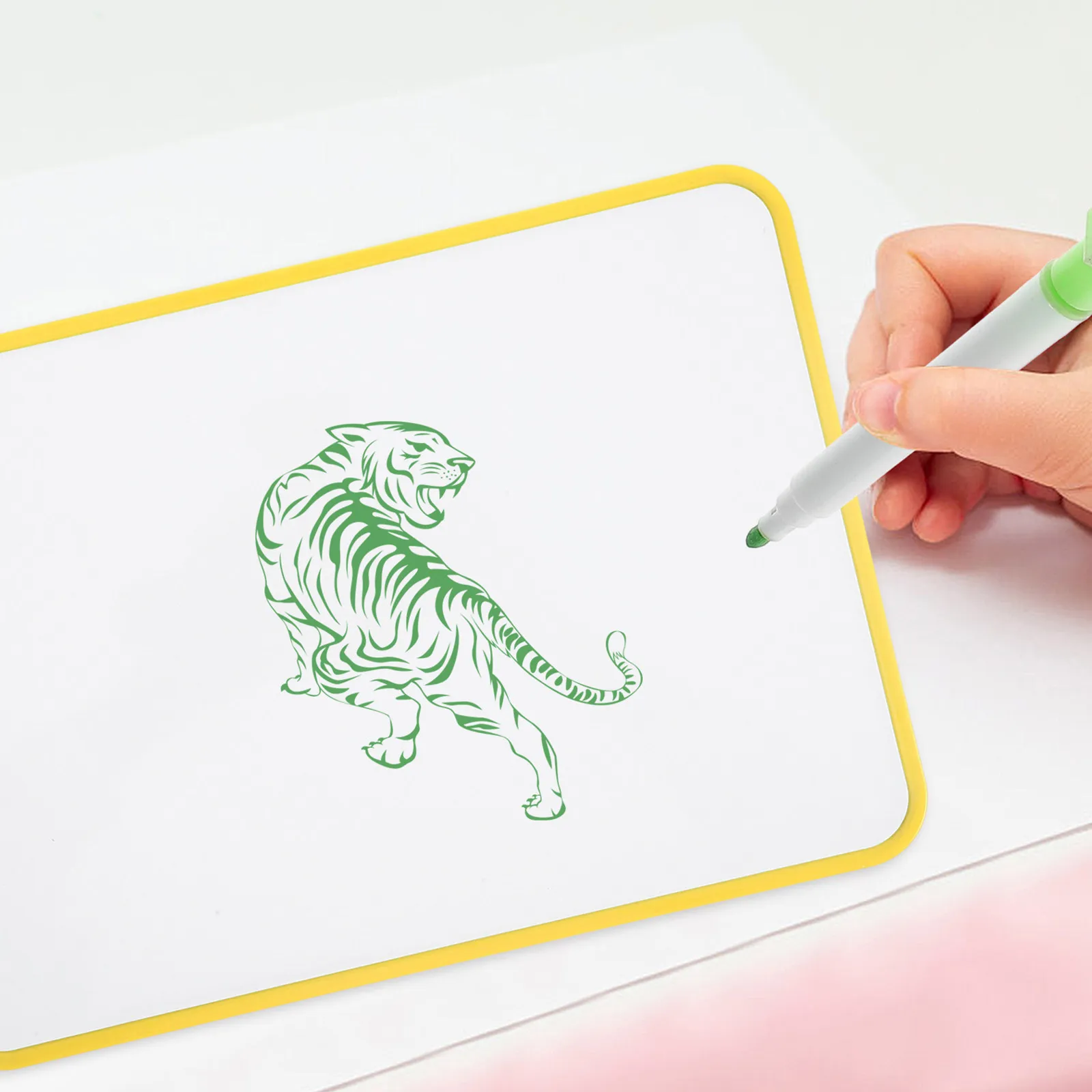 

Магнитная доска для сухого стирания, маленькая, для изучения имен, рисования, развития творческих способностей, портативная, для студентов