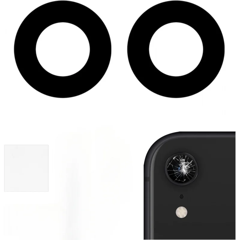 

2 комплекта для замены стекла объектива задней камеры iPhone XR