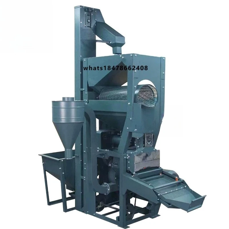 2025 New Model 5-in-1 Mini Rice Mill Machine | Compact Design with Engine/Vibrating Screen for Home/Commercial Use