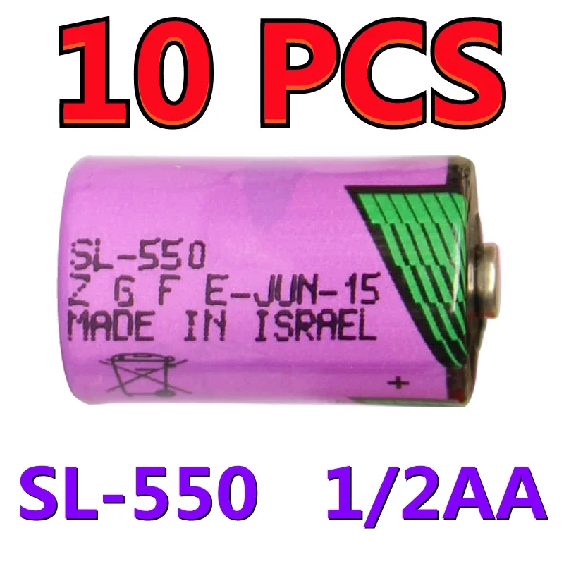 

(NEW DATE) 10PCS Original NEW Battery SL-550 1/2AA 3.6V PLC Batteries (Customizable Plug)