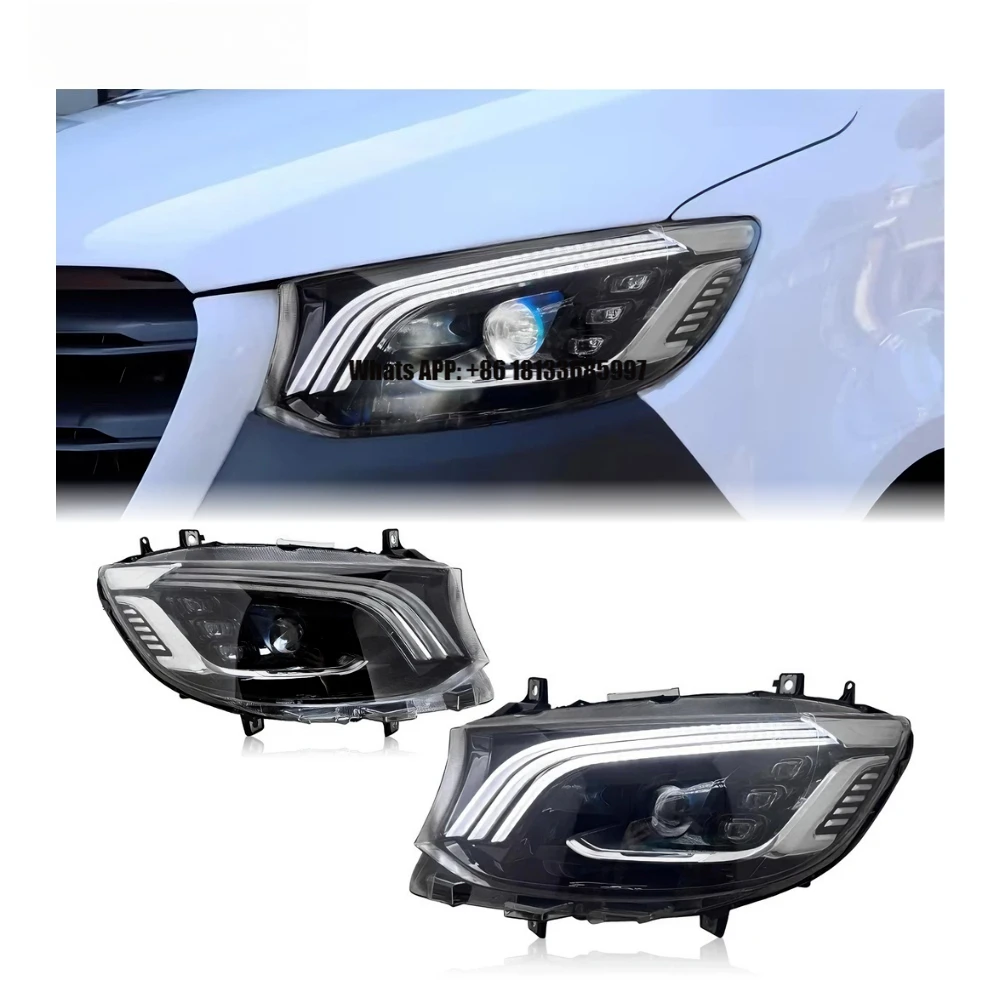 

Sprinter Headlights 2018-2023 Upgrade Sprinter Retrofit for Maybach Style LED Head Lamps DRL Daytime Running Light for Benz