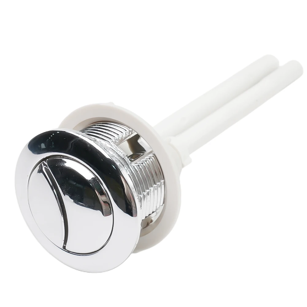 38/48/58mm Dual Push Button Flush Toilet Water Tank Double For Crescent Shape For 2 Rods Bathroom Accessory