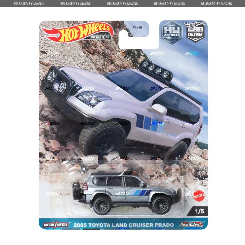 Hot Wheels-coche todoterreno Original Premium Culture HW para niños, juguetes fundidos a presión, Toyota Land Cruiser Prado, mercedes-benz, Range