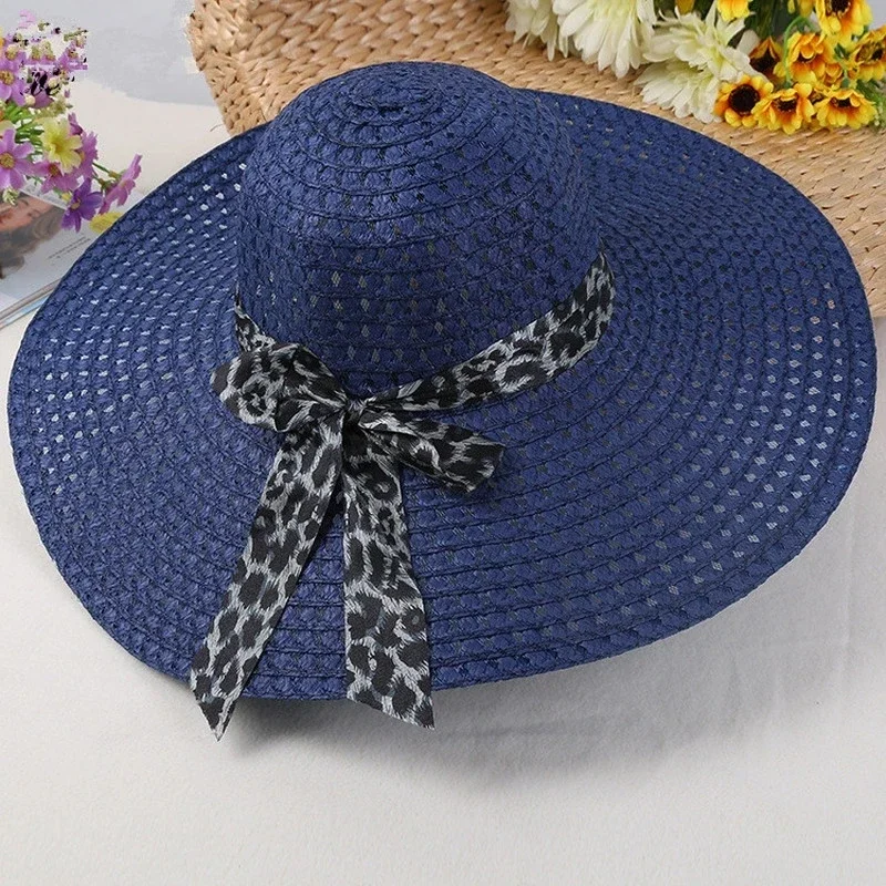 Sombrero de paja con forma de gato para mujer, sombrero de playa, sombrero de sol, ajustable, de alta calidad, para exteriores, viaje, Verano