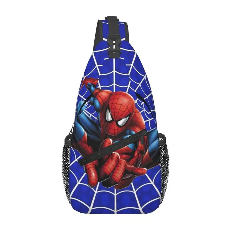 

Fashion Spider Man Crossbody Sling Backpack Men Shoulder Chest Bags for Hiking