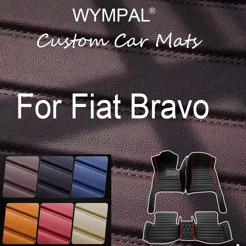 

Роскошные автомобильные коврики для Fiat Bravo 2008 2009 2010 2011 2012, подушечки для ног, автомобильный ковер, аксессуары для интерьера, полный