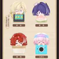 Presale New Honkai Star Rail‌ Fingertip Keycaps Custom Q Version Figure Anime Keycap Jingle Yuan Kafka Cute Point Key Caps