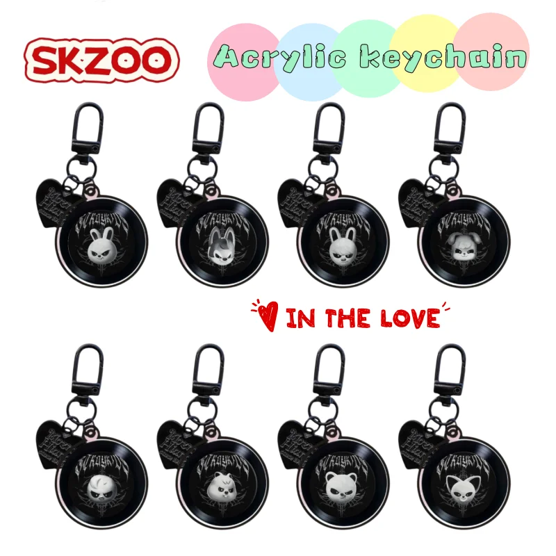 

SKZOO straykids Wolf chan Leebit Dwaekki Jiniret Quokka acrylic keychain high color value creative schoolbag pendant decoration